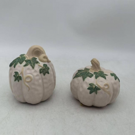 CERAMIC PINK PUMPKIN